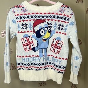 12m Bluey Christmas Sweater